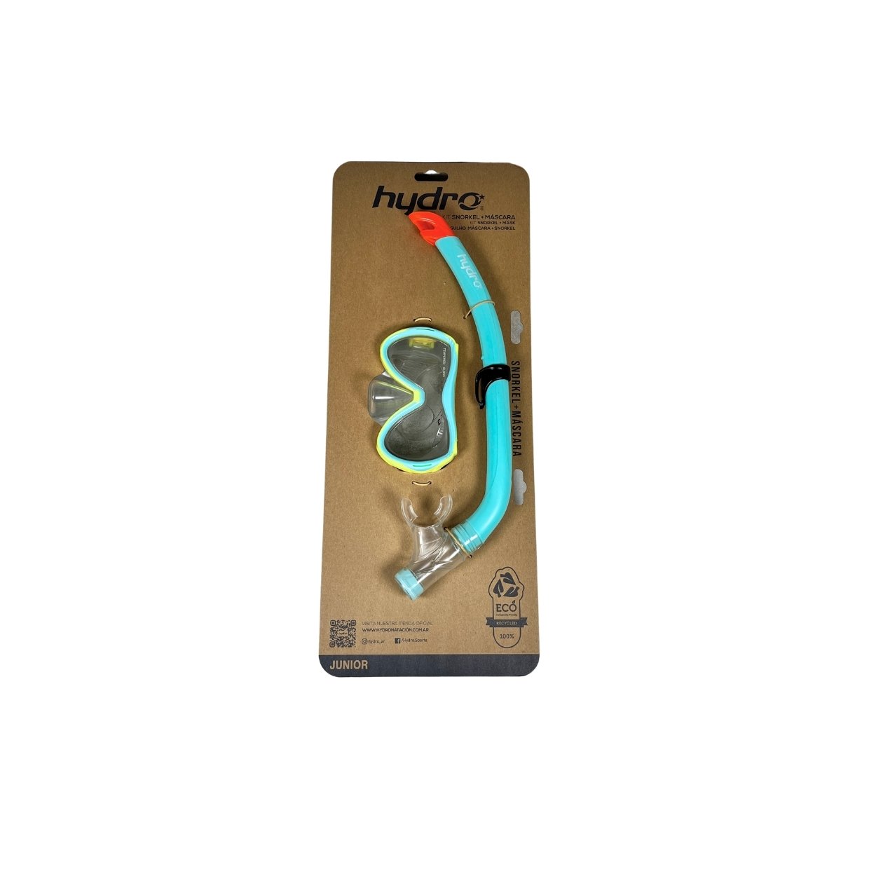 SET SNORKEL & MÁSCARA - HYDRO 2.0 JR